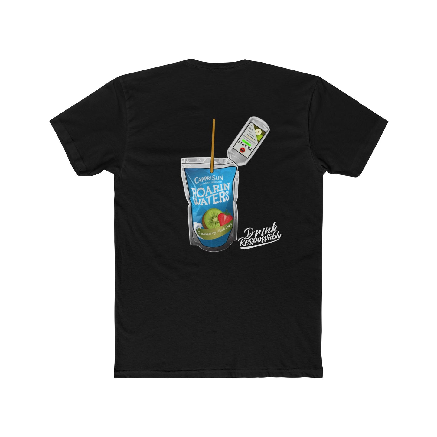 Drink Responsibly Men's T-shirt(Back)