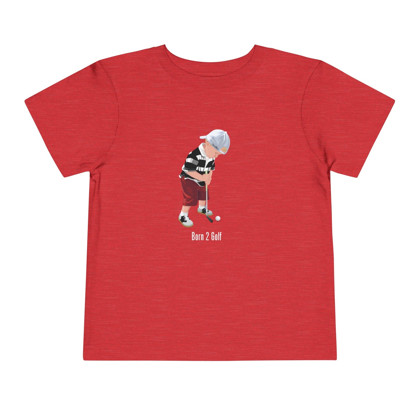 Born 2 Golf Boys Toddlers Short Sleeve Tee