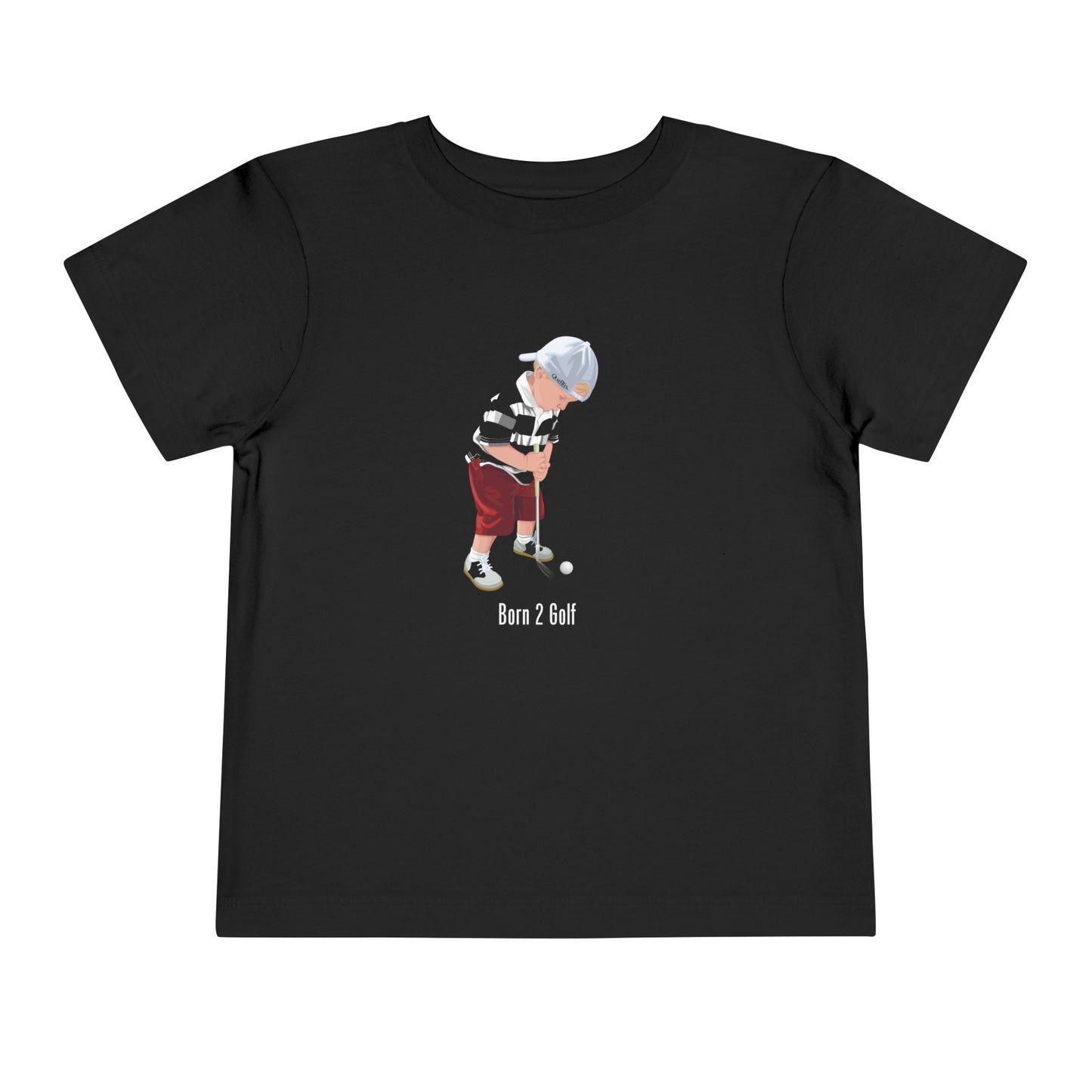 Born 2 Golf Boys Toddlers Short Sleeve Tee