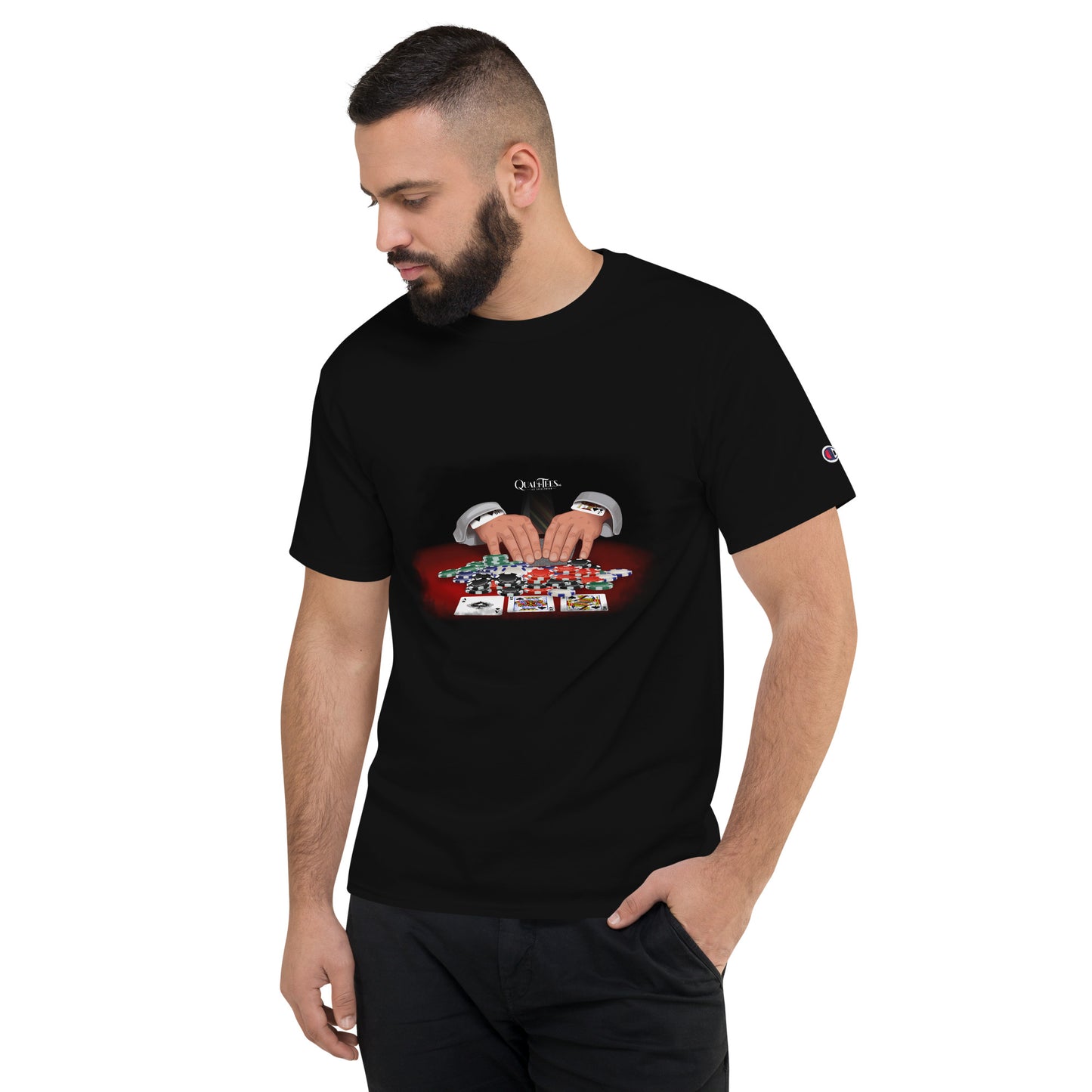 Quali-Tees Casino Men's Champion T-Shirt