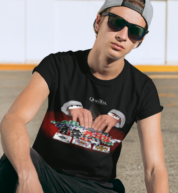 Quali-Tees Casino Men's Champion T-Shirt