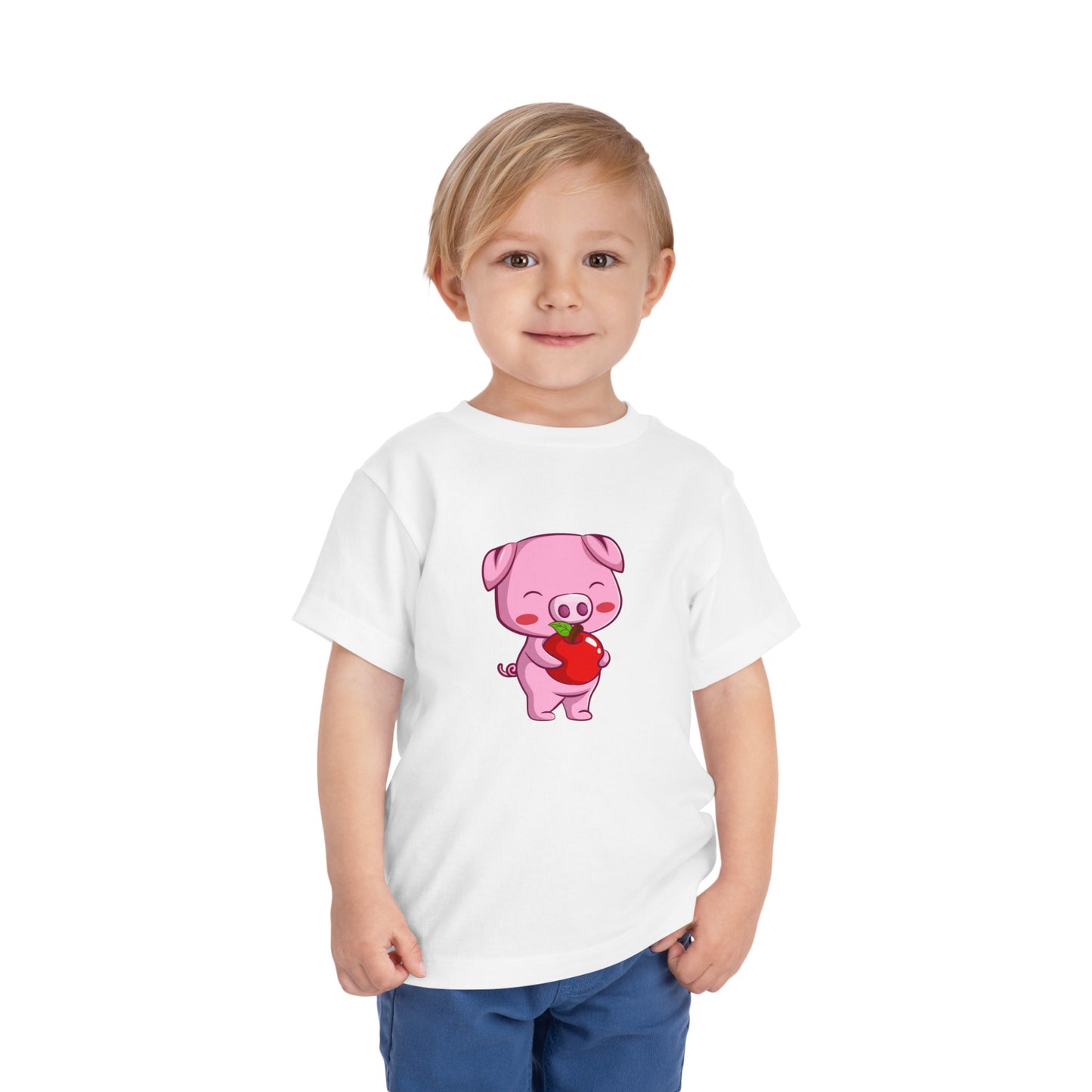 The piggy with the Apple T-shirt