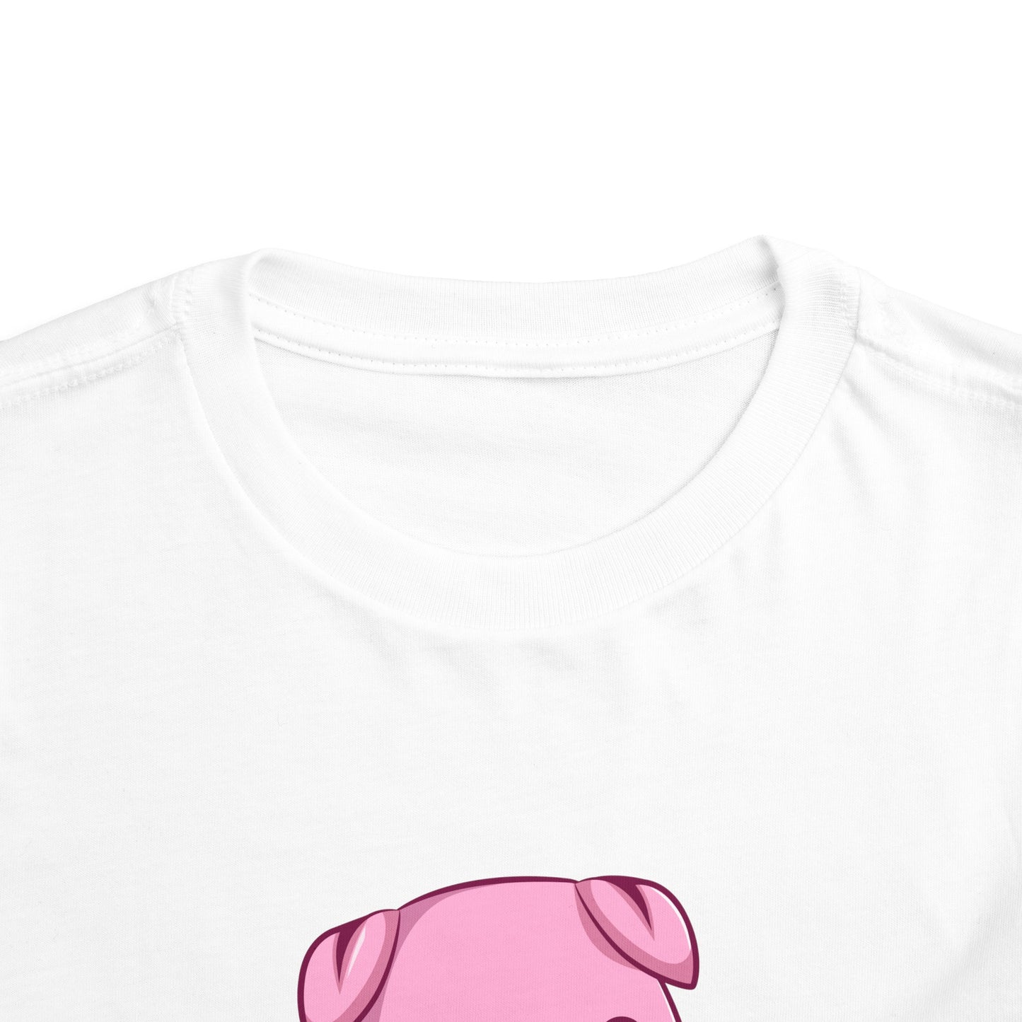 The piggy with the Apple T-shirt for Little Girls