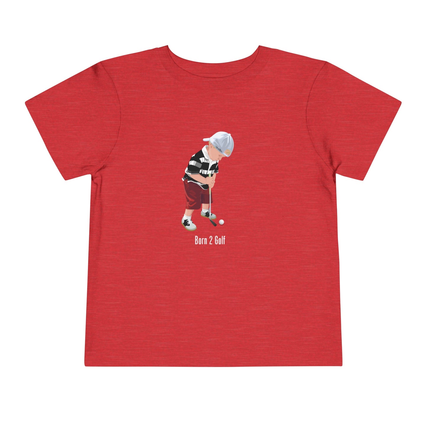 Born 2 Golf Boys Toddlers Short Sleeve Tee