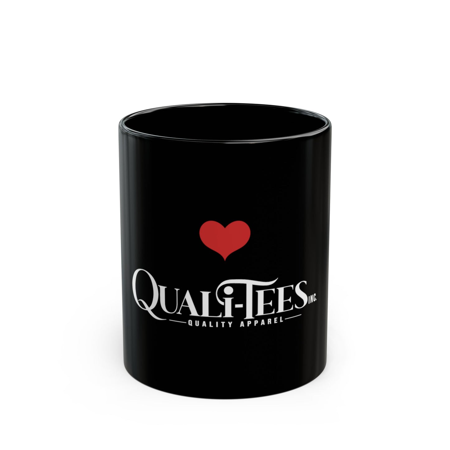 Qualitees Black Mug