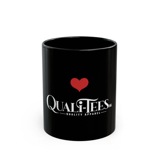 Qualitees Black Mug