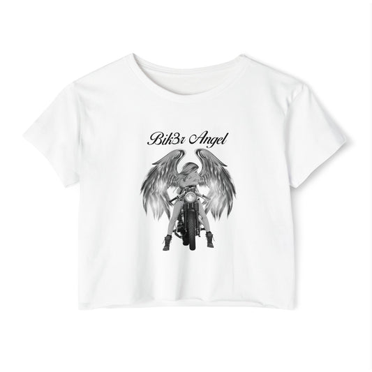 Biker Angel Crop Top