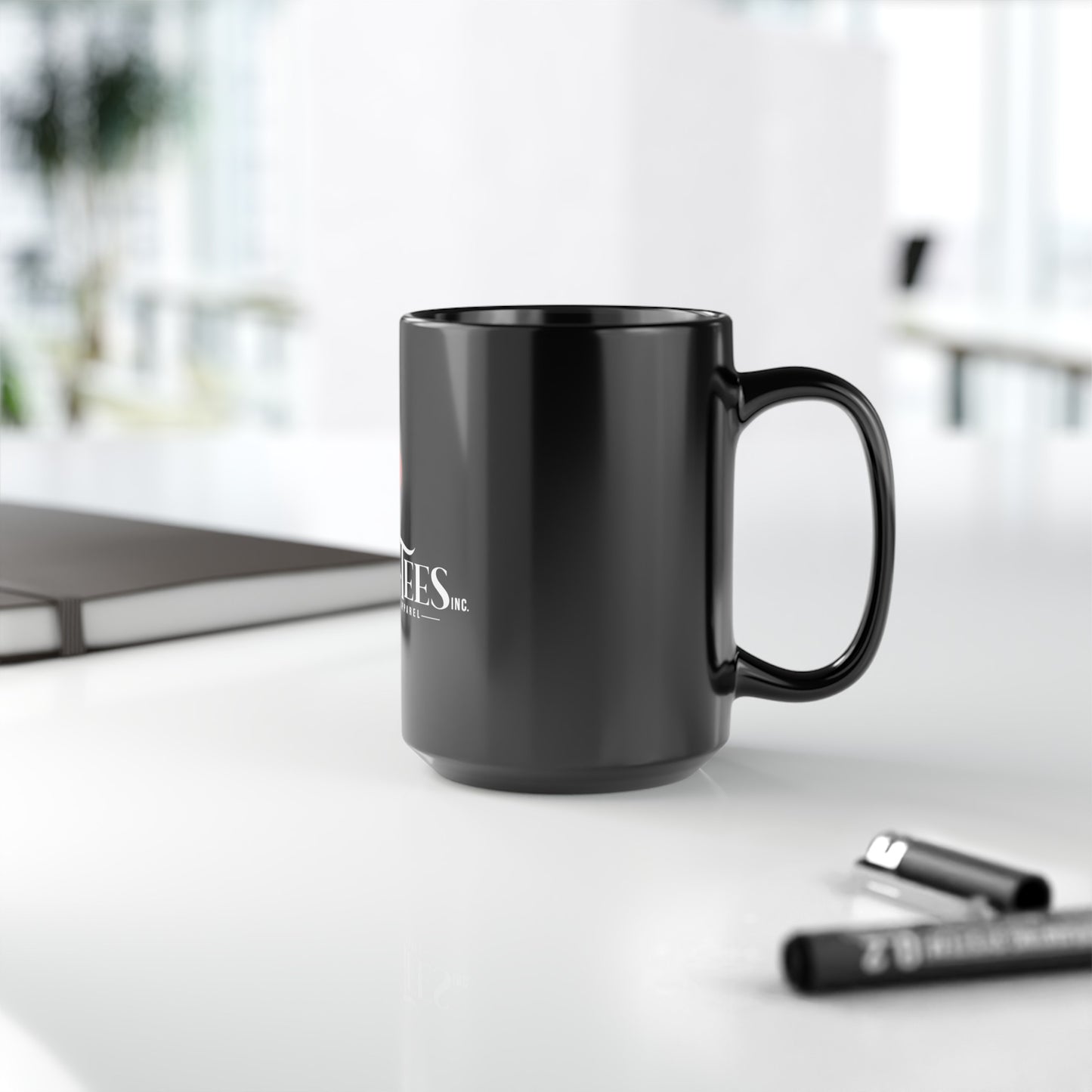 Qualitees Black Mug