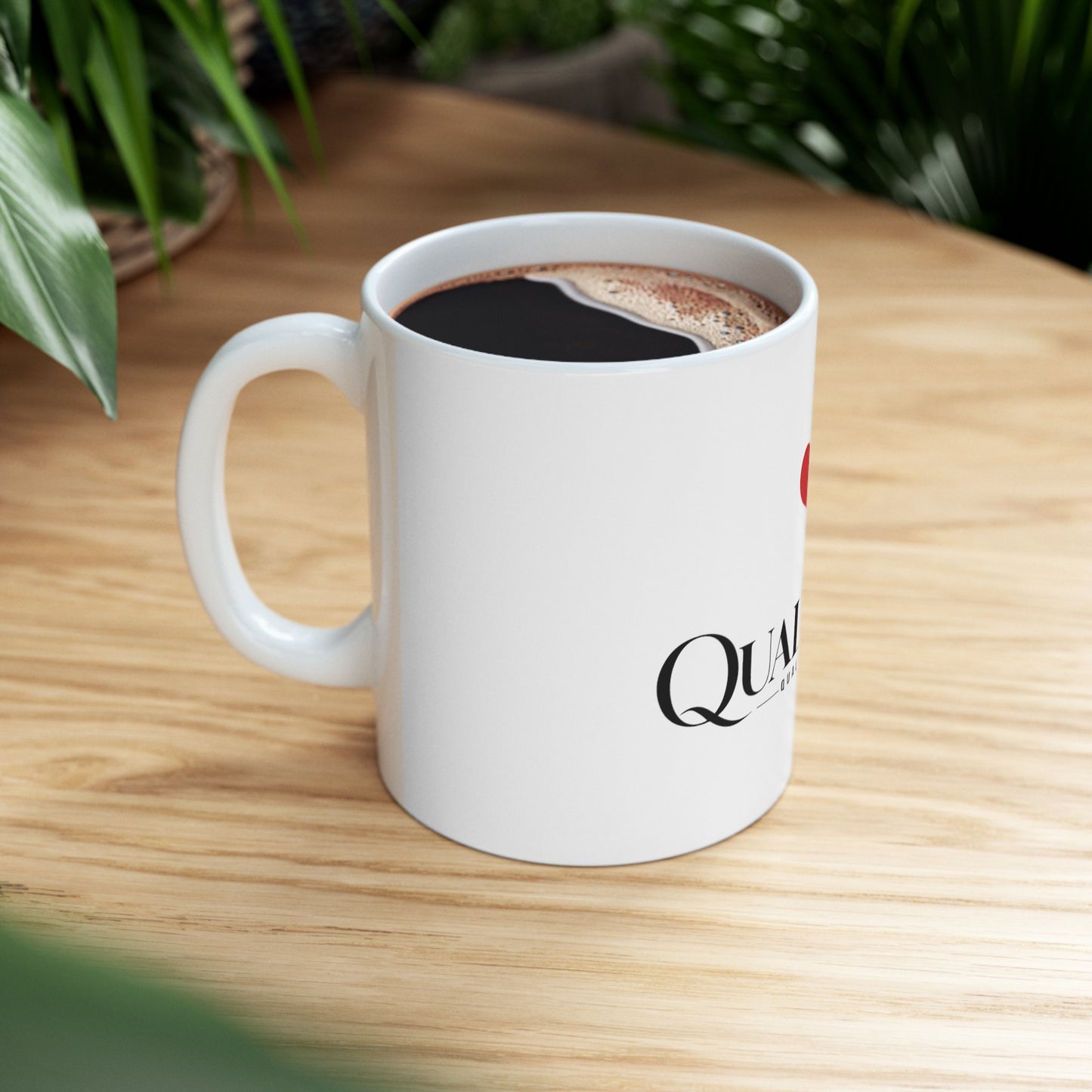 Qualitees White Mug