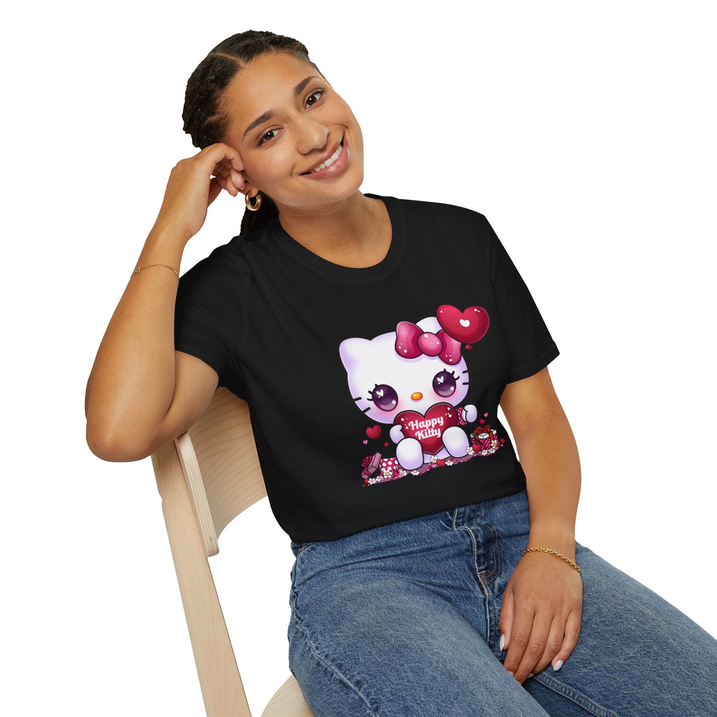 Unisex Happy Kitty T-Shirt