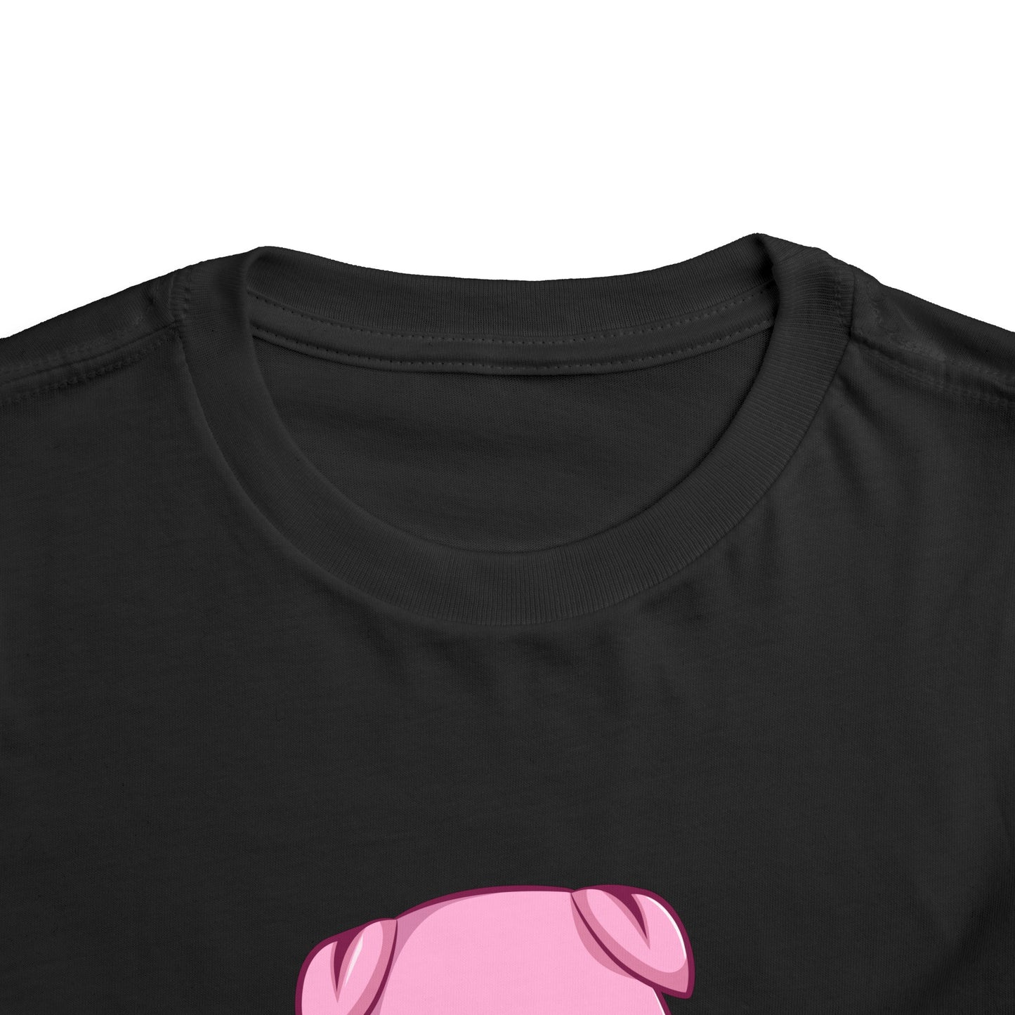 The piggy with the Apple T-shirt for Little Girls