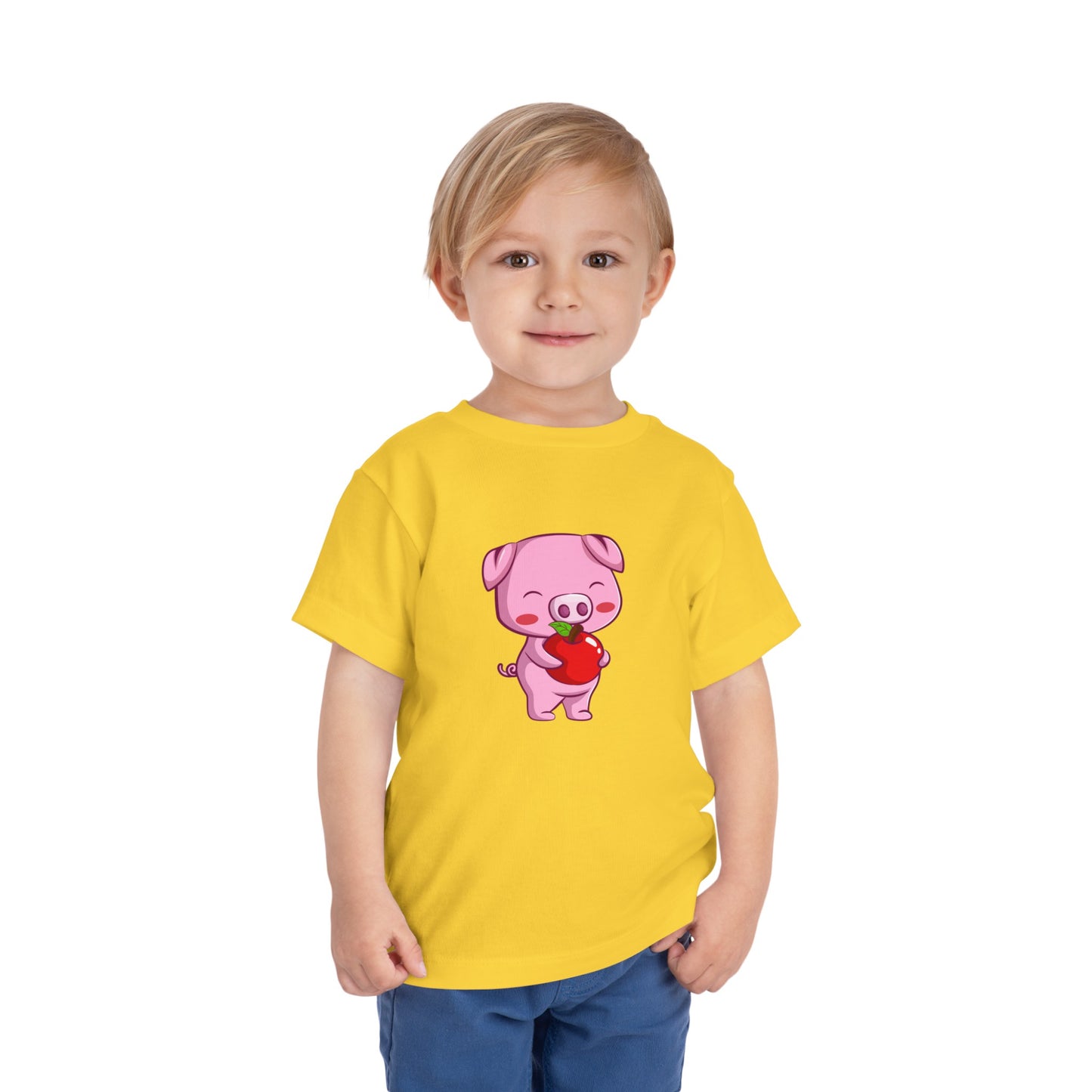 The piggy with the Apple T-shirt