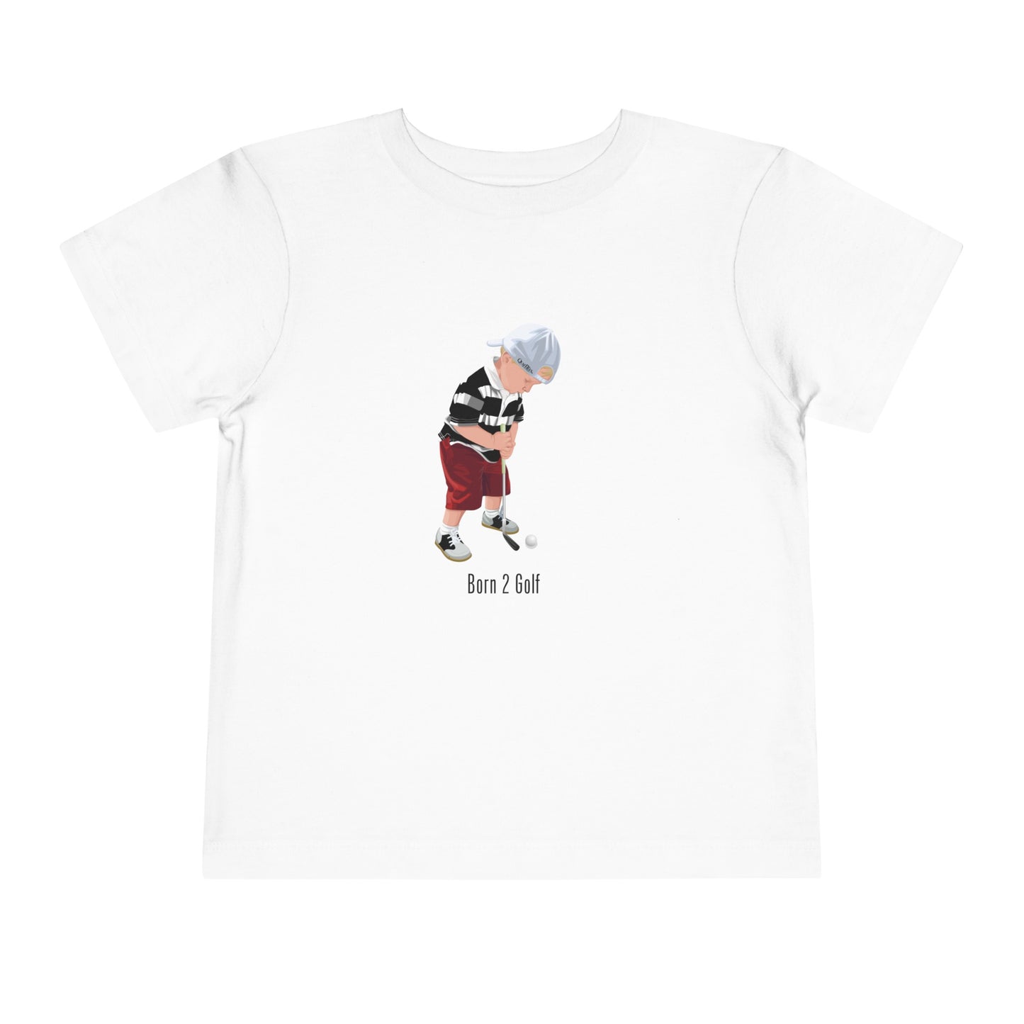 Born 2 Golf Boys Toddlers Short Sleeve Tee