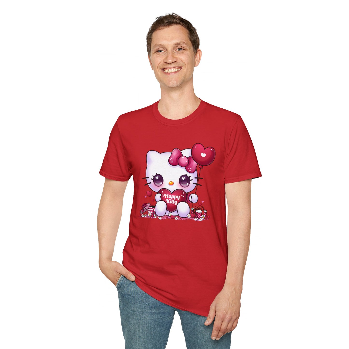 Unisex Happy Kitty T-Shirt