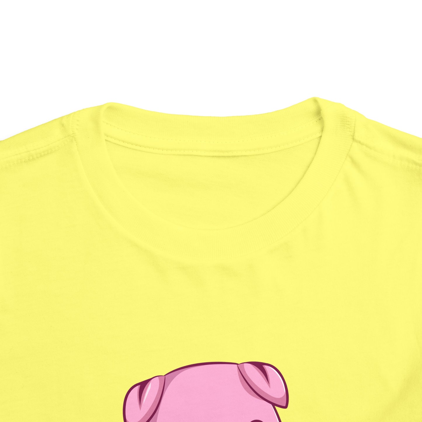 The piggy with the Apple T-shirt for Little Girls