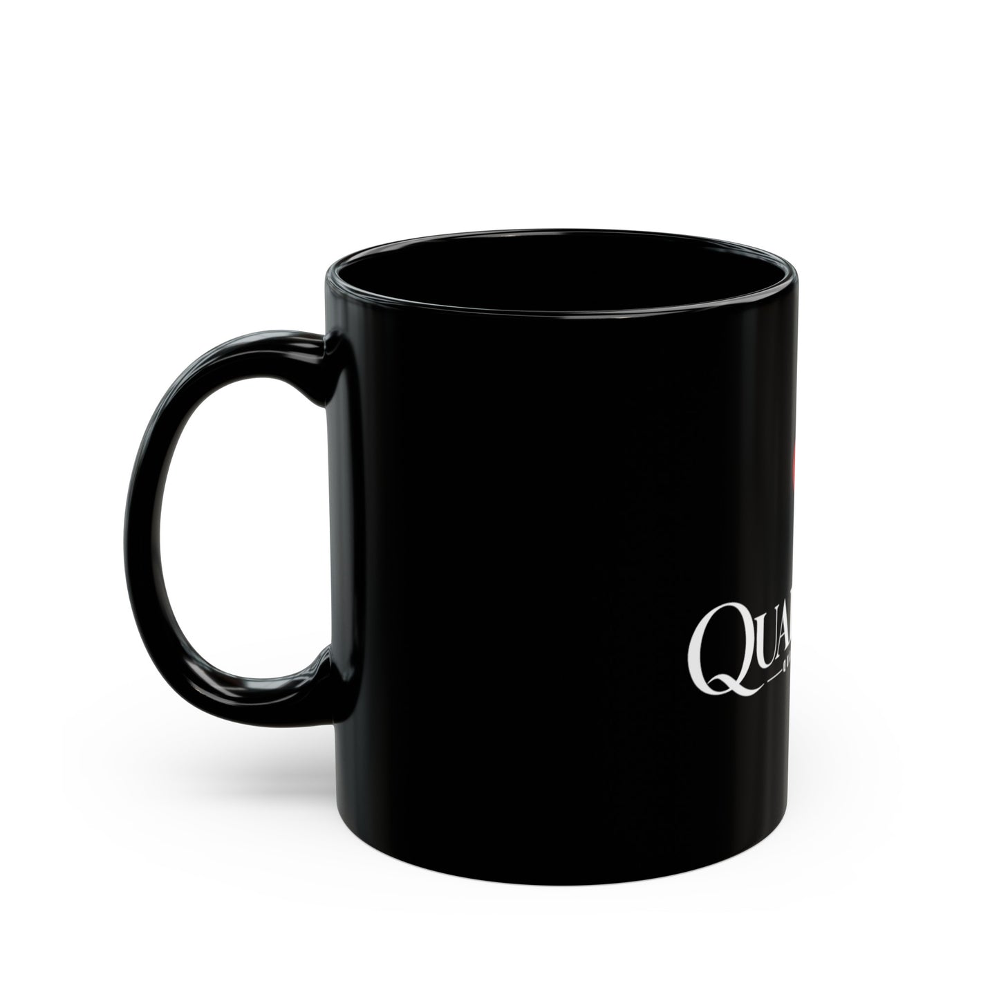 Qualitees Black Mug