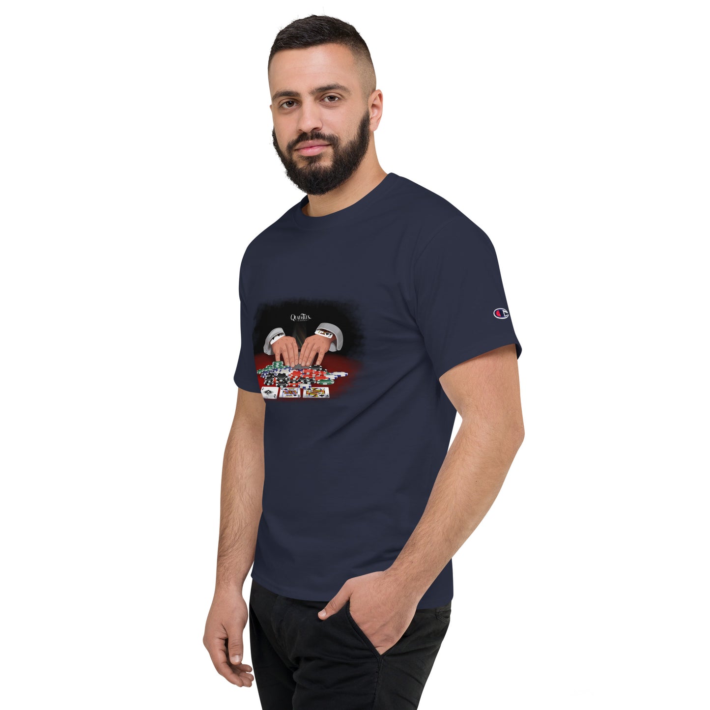 Quali-Tees Casino Men's Champion T-Shirt 