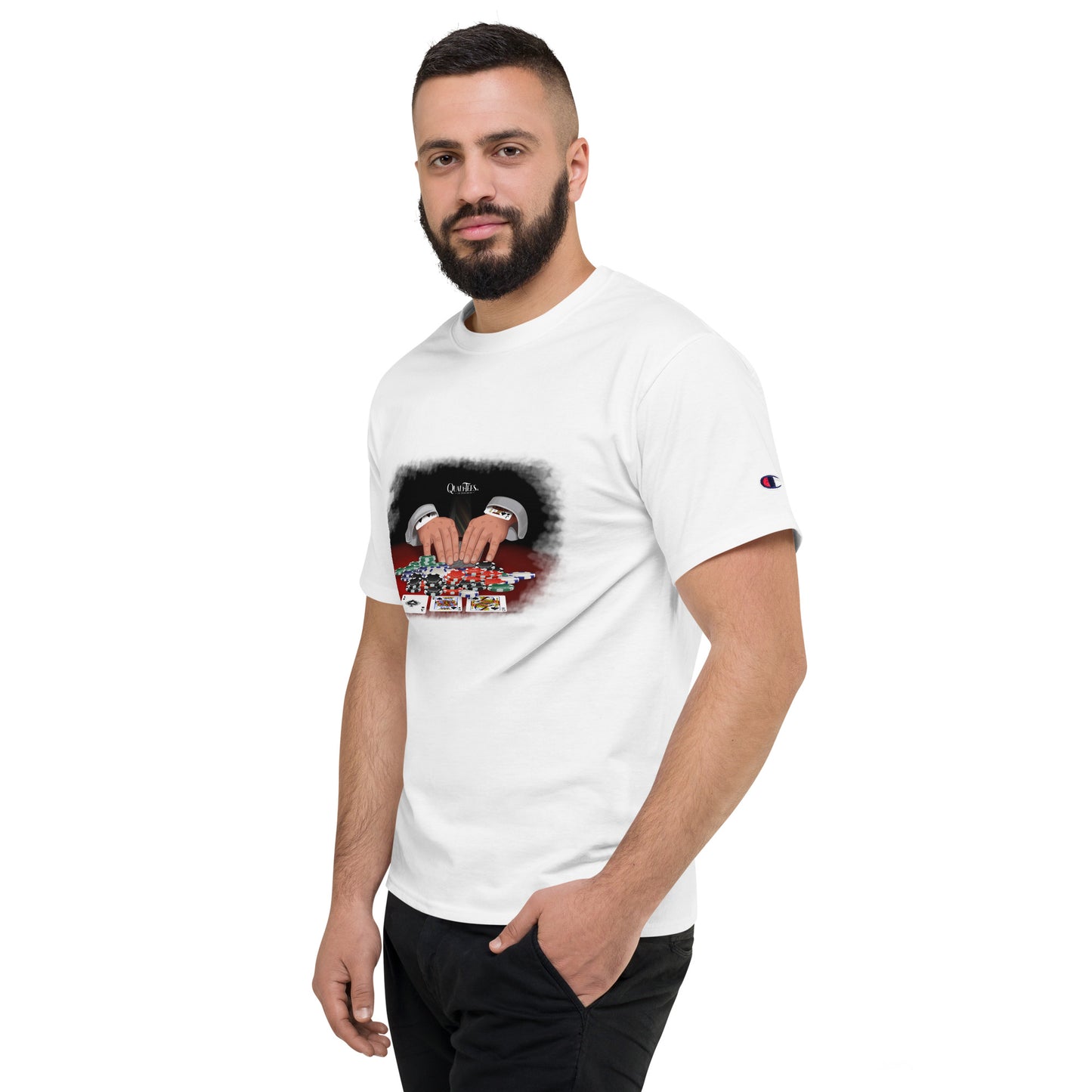 Quali-Tees Casino Men's Champion T-Shirt 