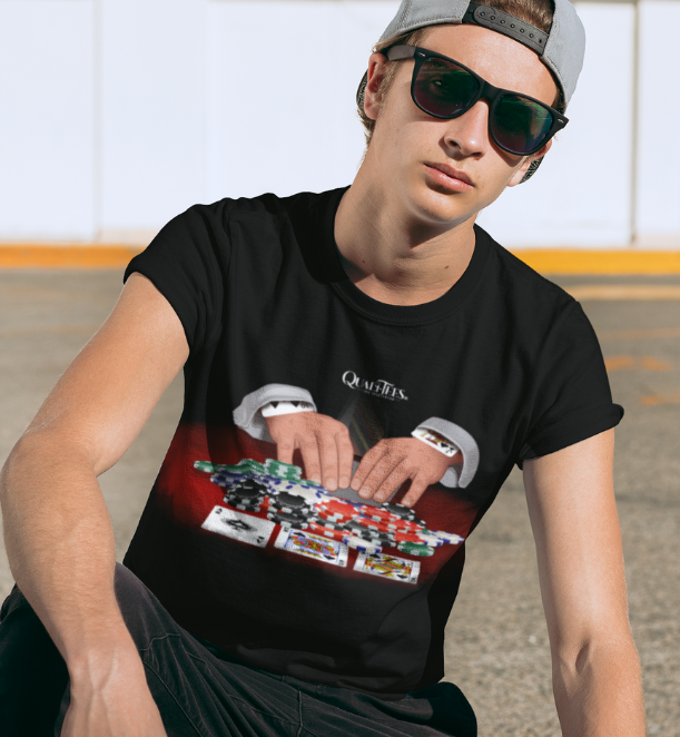 Quali-Tees Casino Men's Champion T-Shirt 